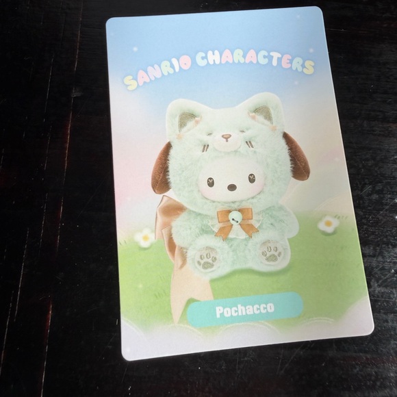 New sealed Miniso Sanrio Fox Island Surprise Vinyl face plush Pochacco - Picture 6 of 7